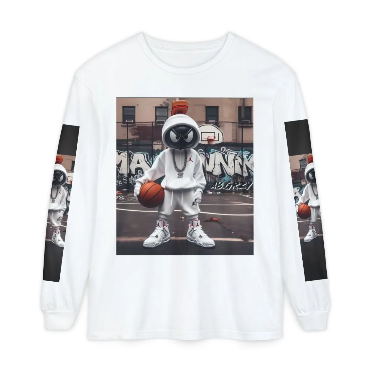 Unisex Garment-dyed Long Sleeve T-Shirt