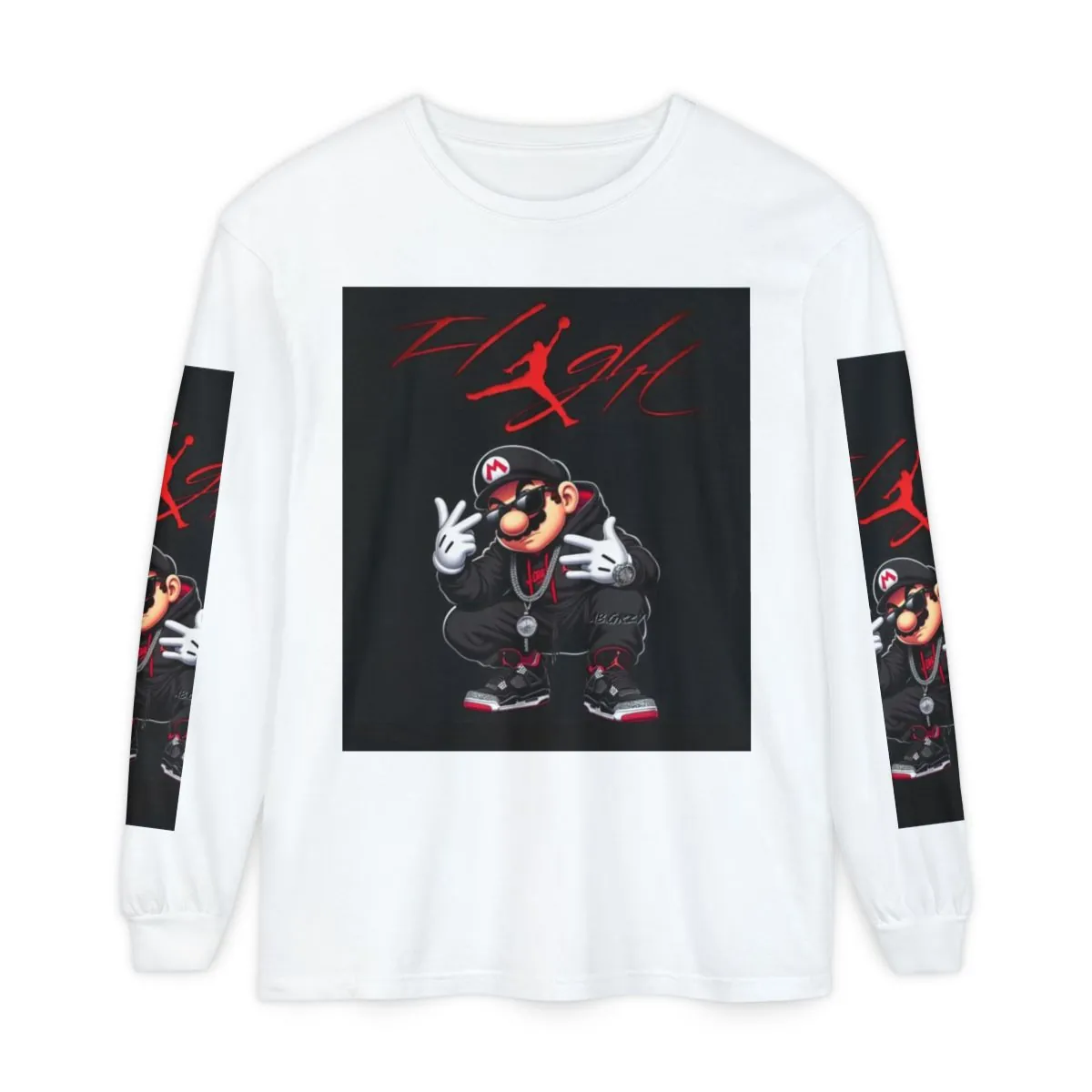 Unisex Garment-dyed Long Sleeve T-Shirt