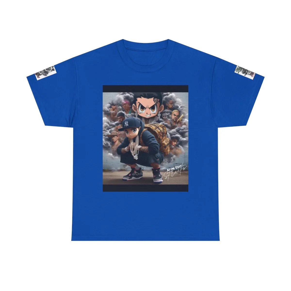 Anime Streetwear T-Shirt — Sneaker & Urban Crew Graphic Tee