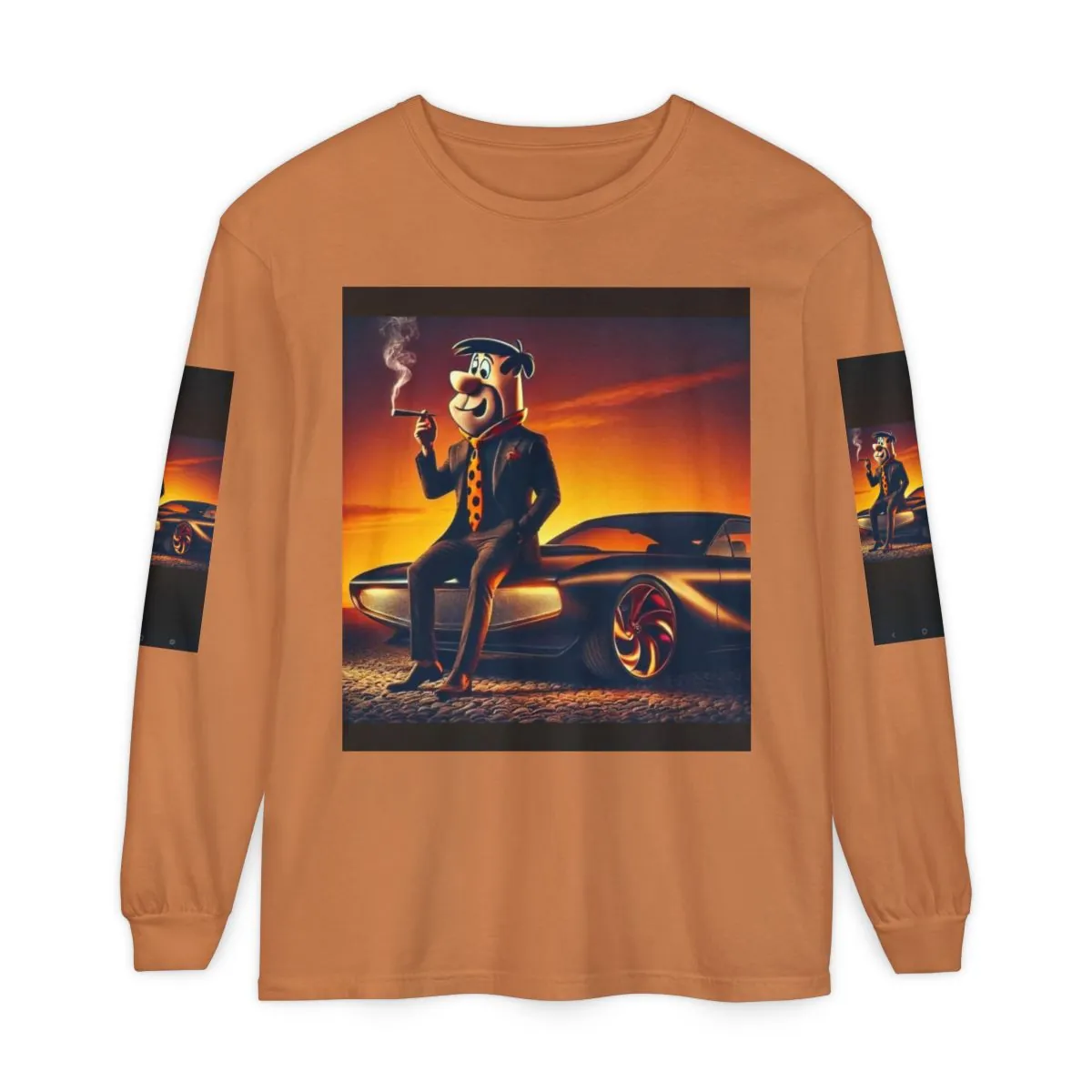 Cigar Club Bear Long Sleeve Tee