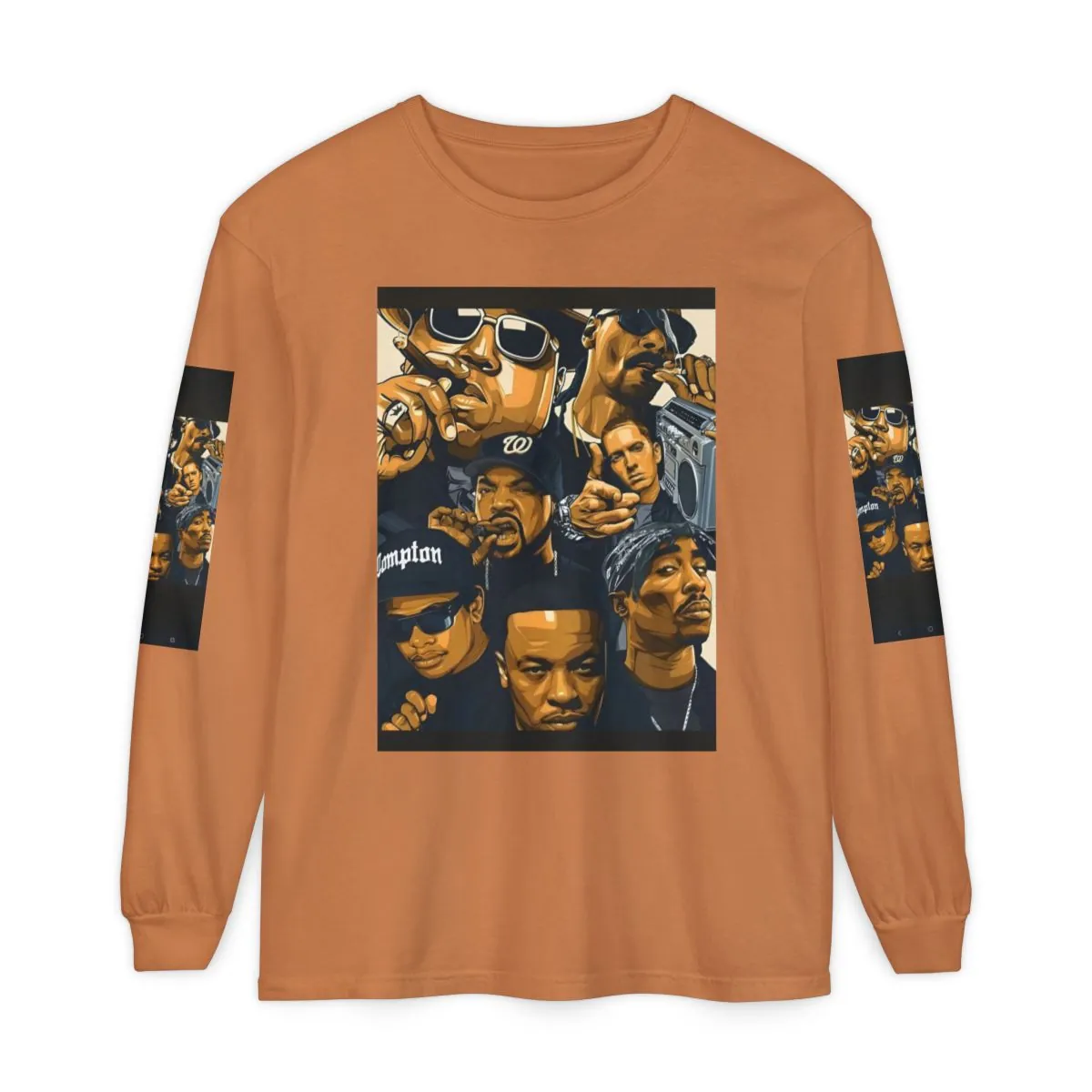 Unisex Garment-dyed Long Sleeve T-Shirt