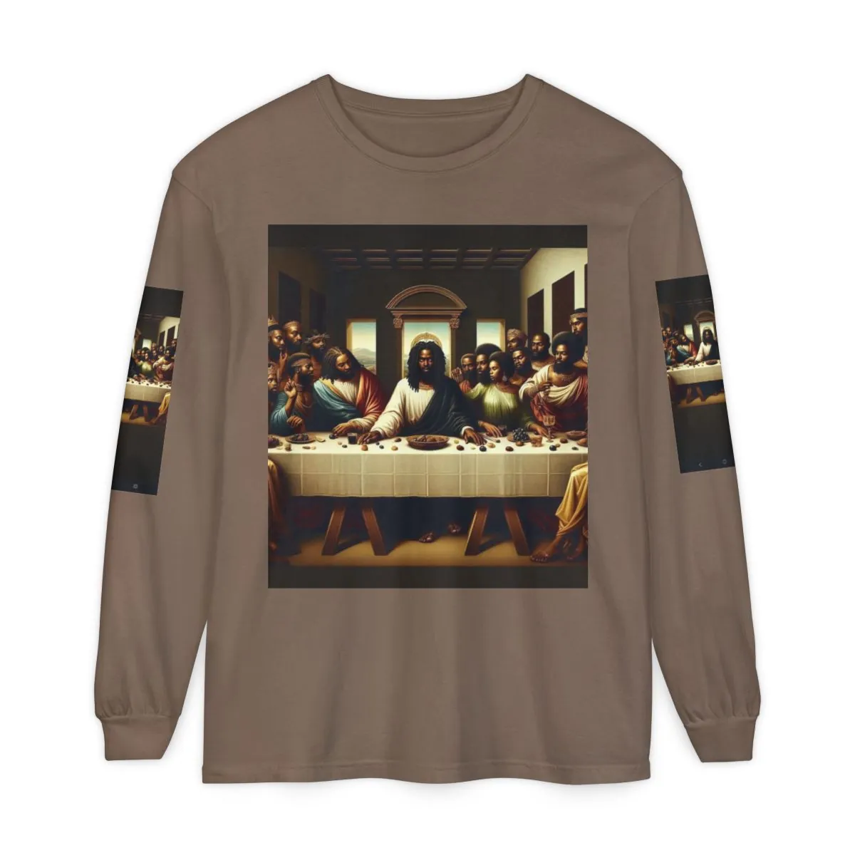 Long Sleeve Tee — The Last Supper Art Print