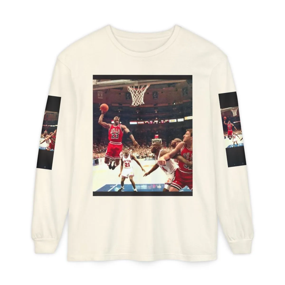 Basketball Dunk Long Sleeve T-Shirt
