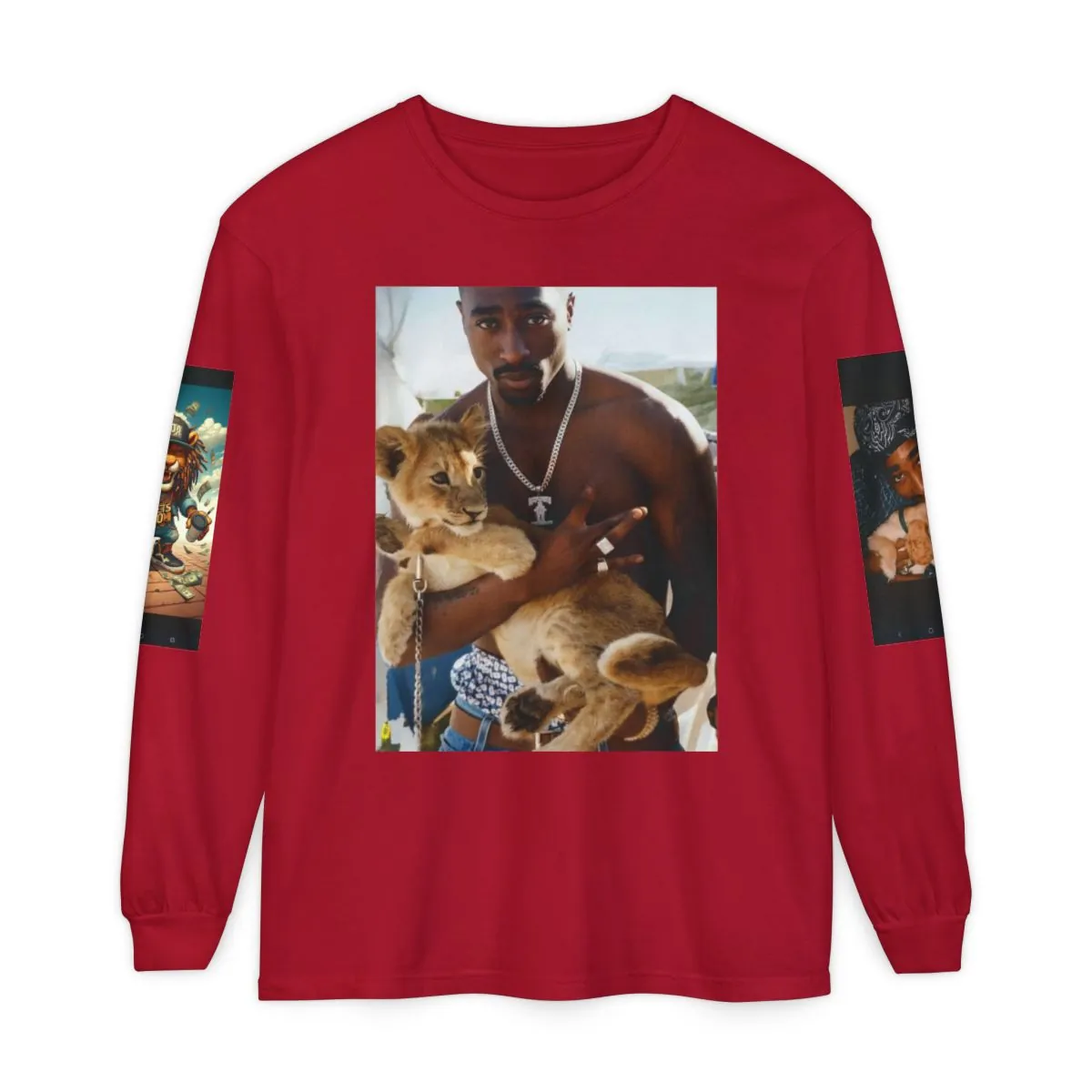 Lion Graphic Long Sleeve Tee