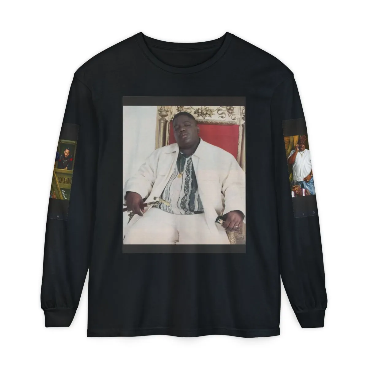 Biggie & Boyz N Da Hood Vintage Long Sleeve Tee