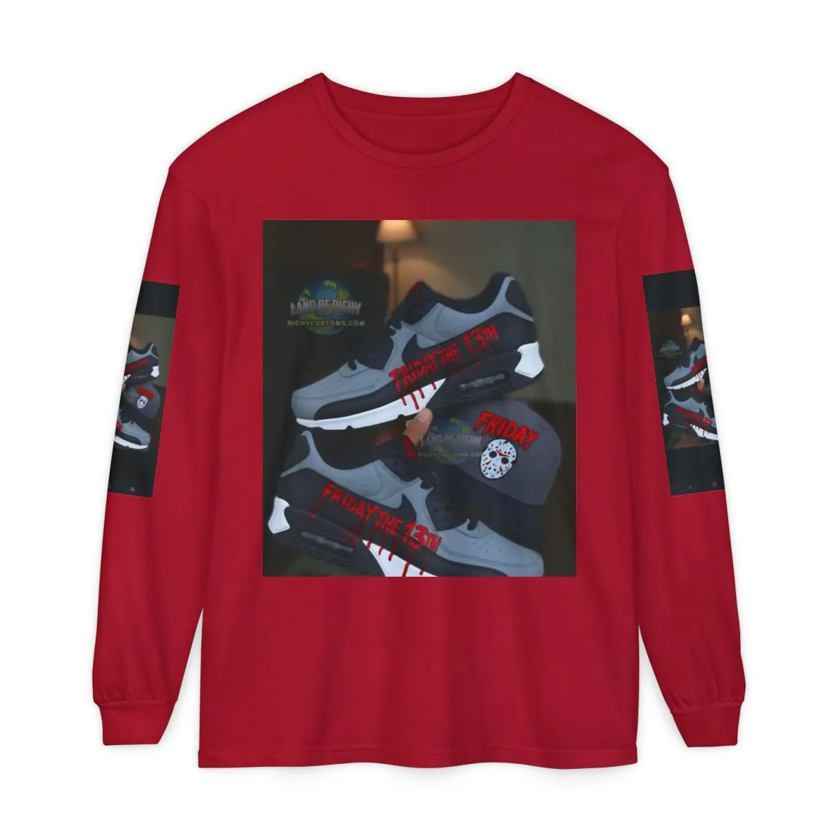 Sneaker Graphic Long Sleeve Tee