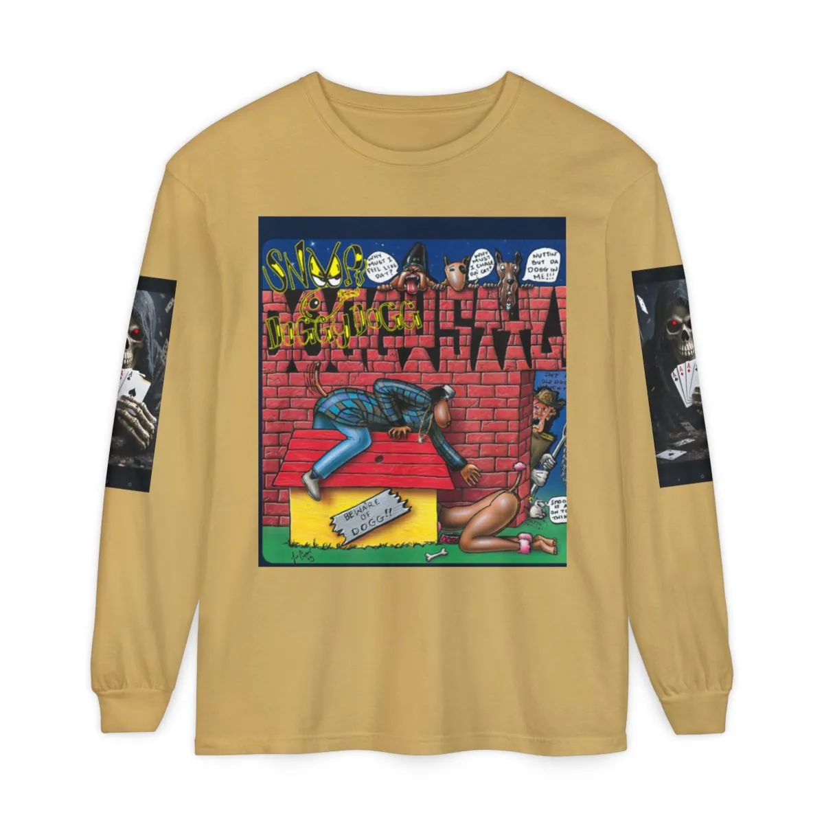 Long Sleeve T-Shirt — Retro Graphic & Pin-Up Photo Streetwear