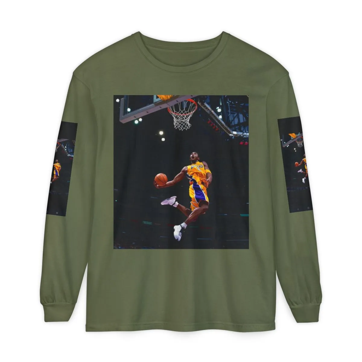 Basketball Dunk Long Sleeve Shirt
