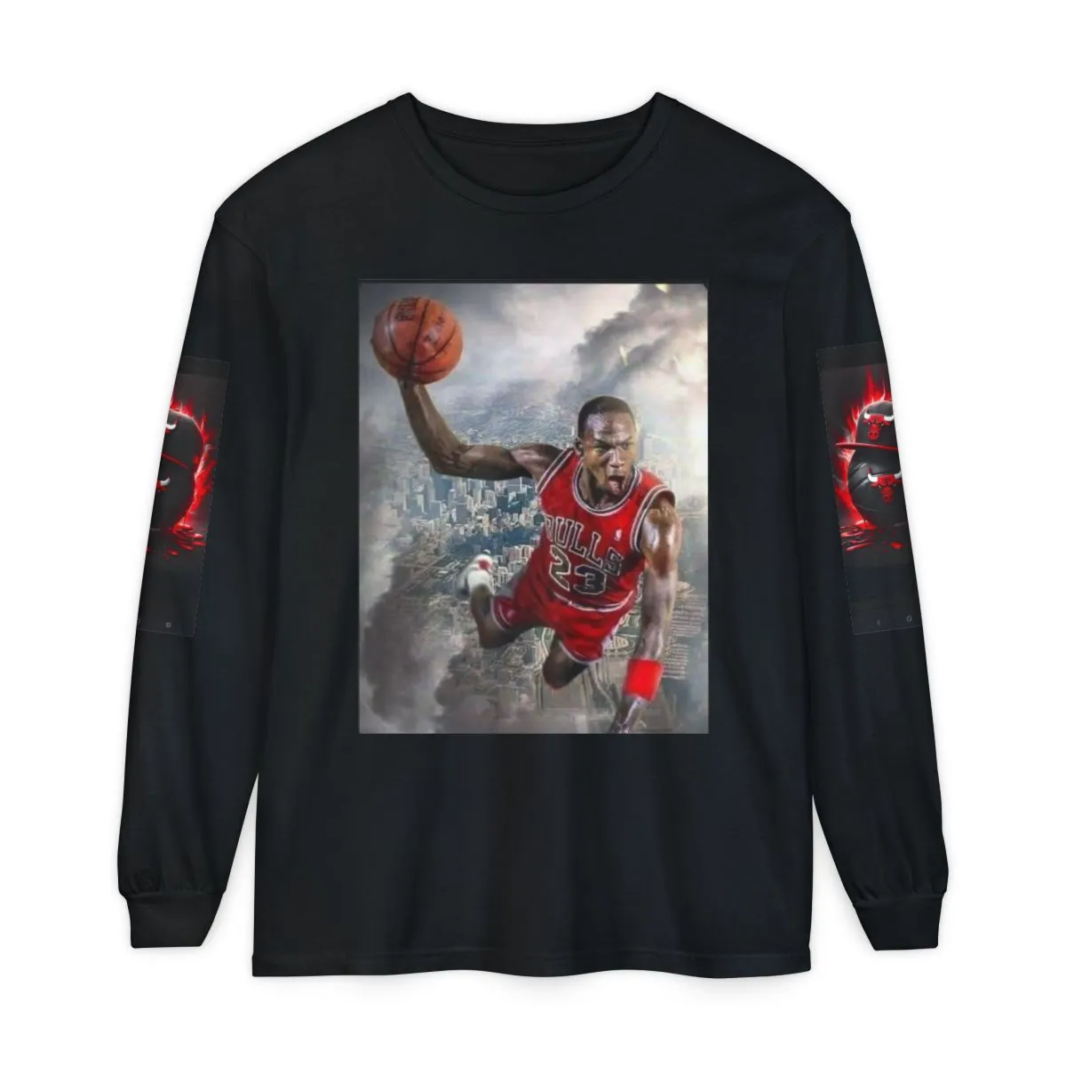 Michael Jordan Dunk Long Sleeve T-Shirt