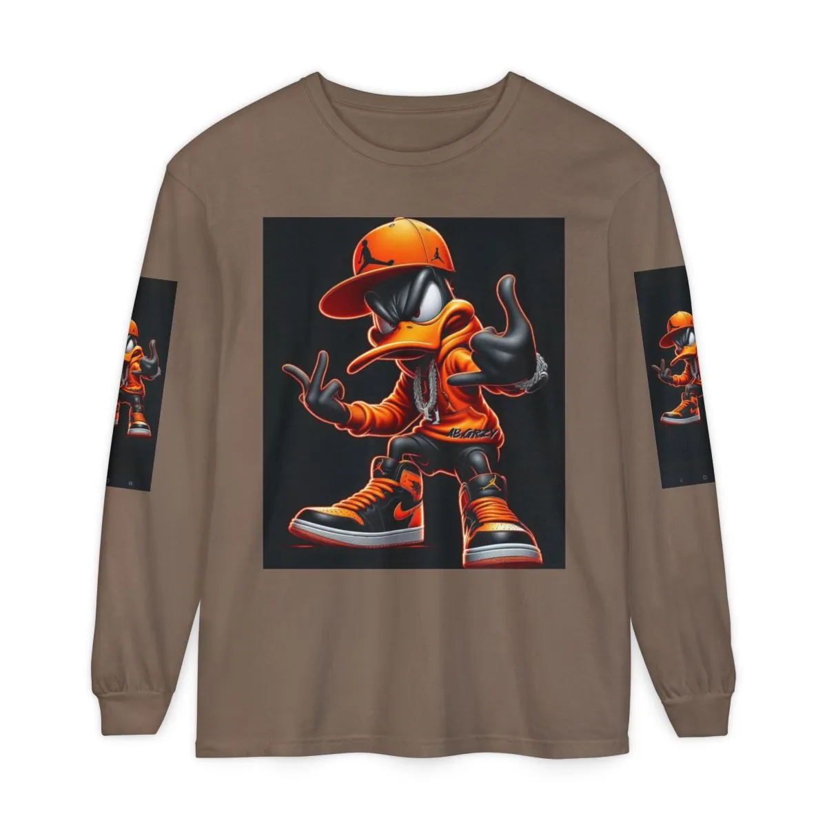Street Duck Graphic Long Sleeve Tee