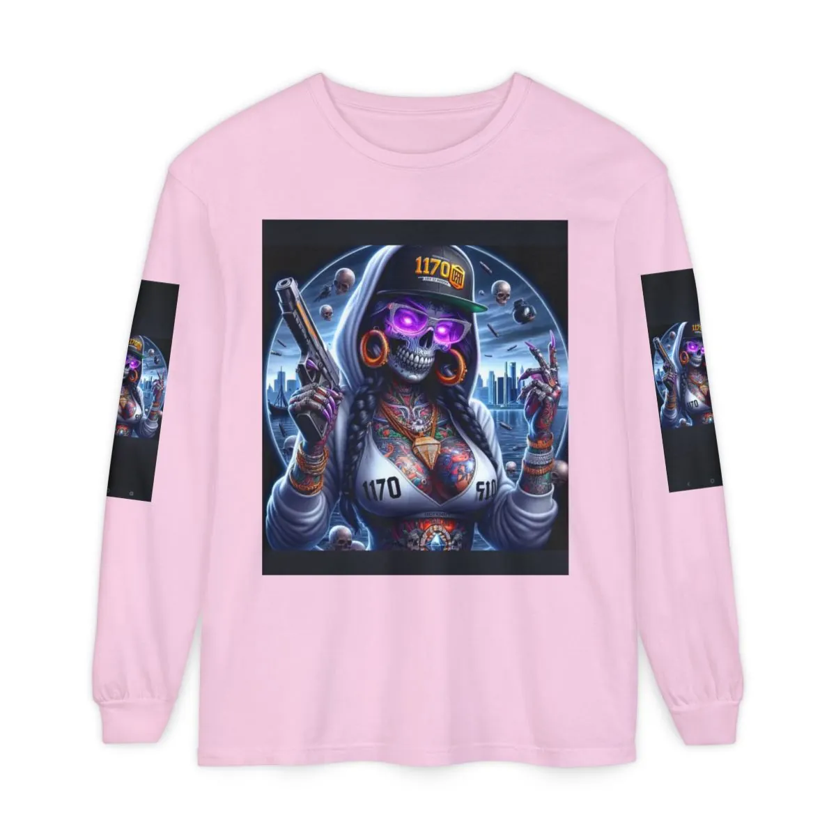 Unisex Garment-dyed Long Sleeve T-Shirt