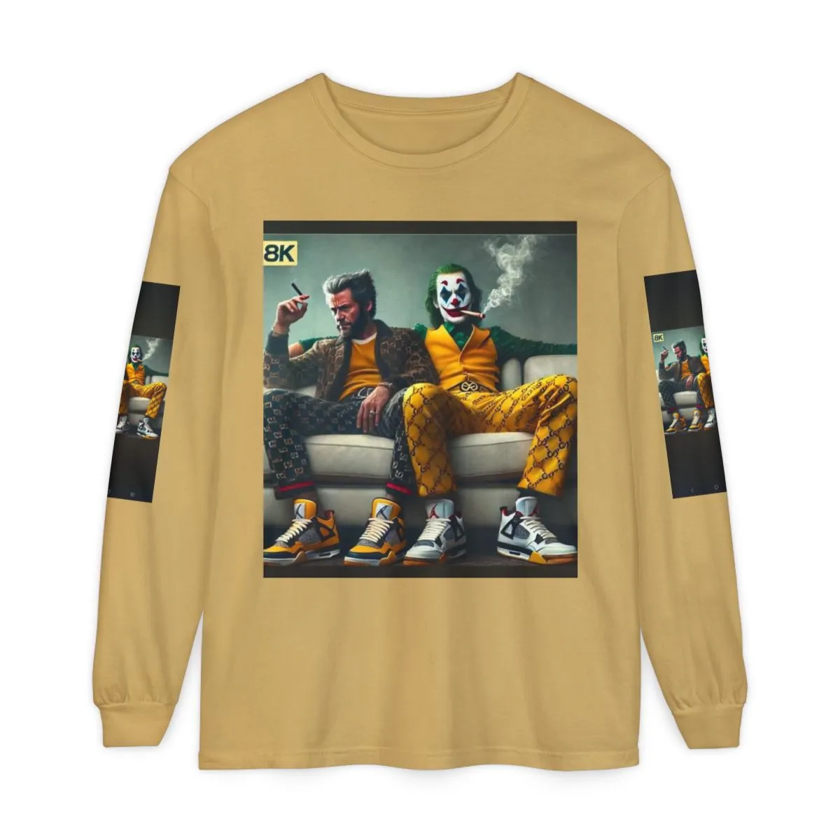 Joker & Cowboy Graphic Long Sleeve Tee