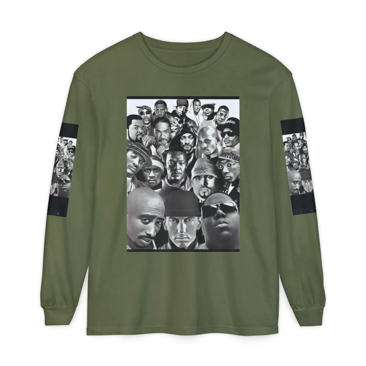 Hip Hop Legends Long Sleeve Tee – 'Don't let your loyalty make you look like a fool' Graphic