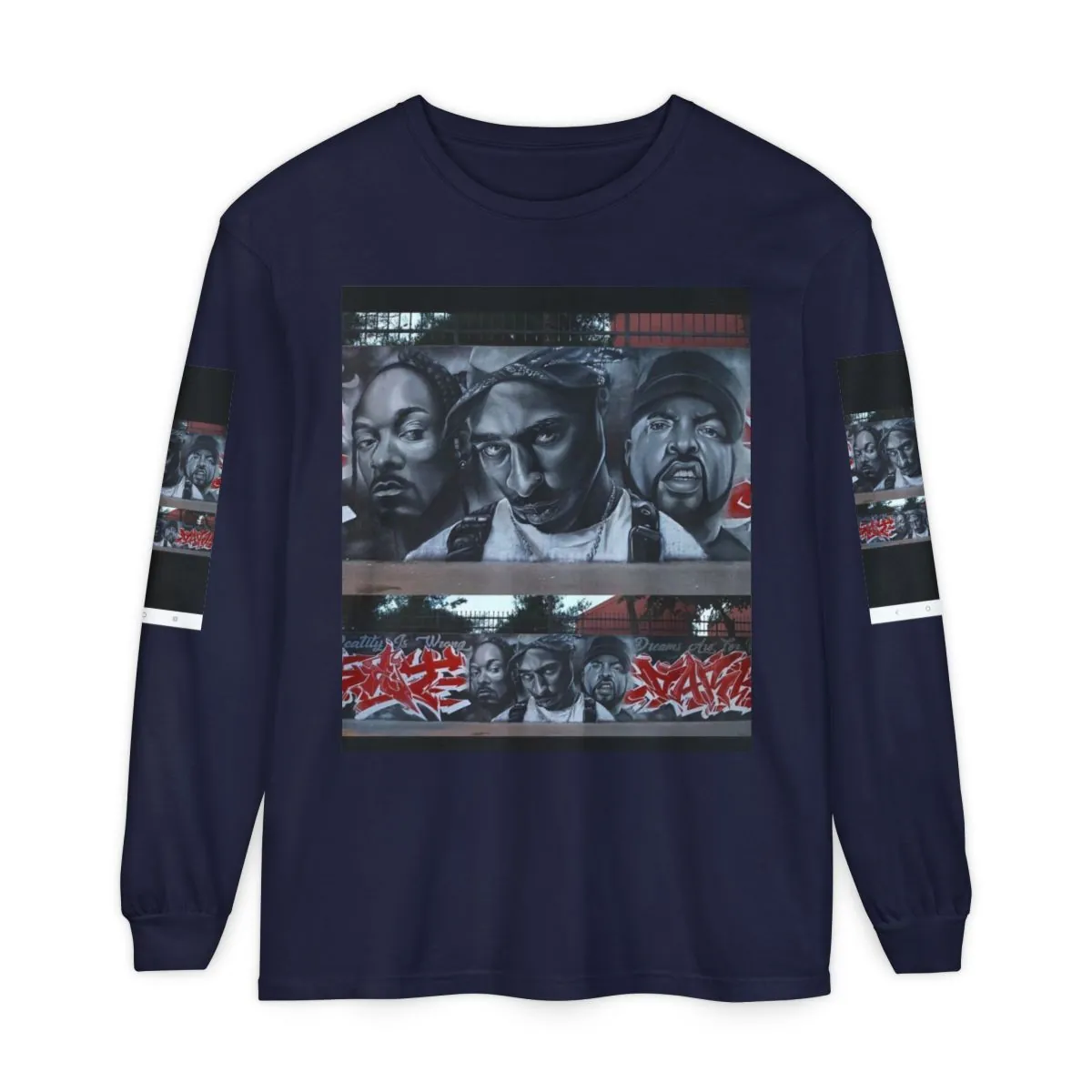Hip-Hop Legends Graffiti Long Sleeve Tee