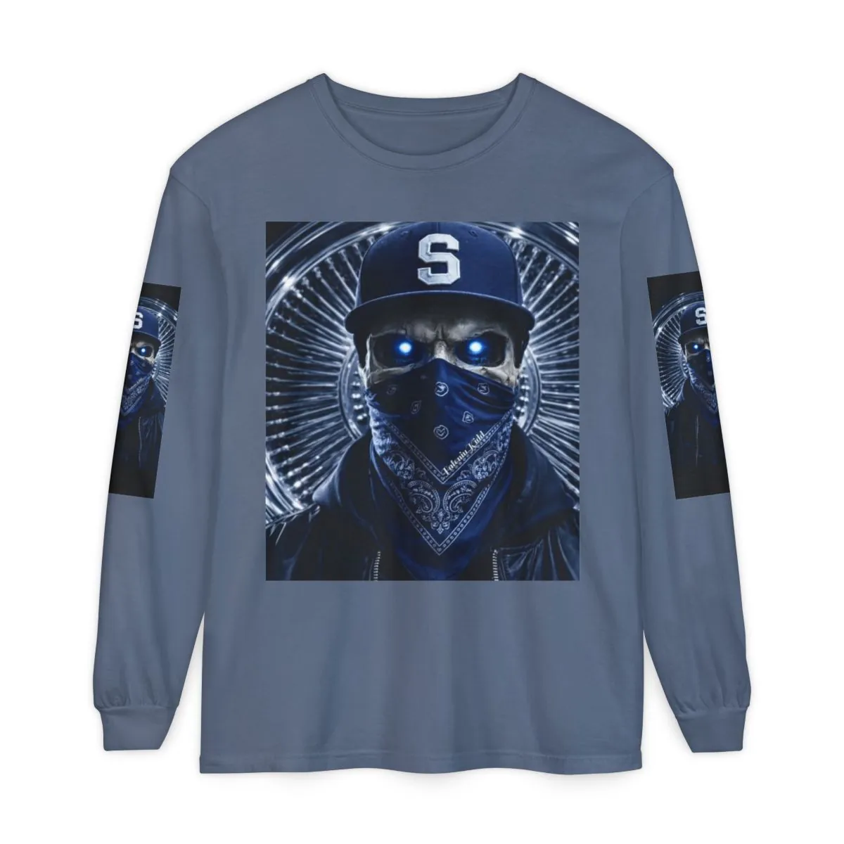 Skull Bandana Long Sleeve Tee