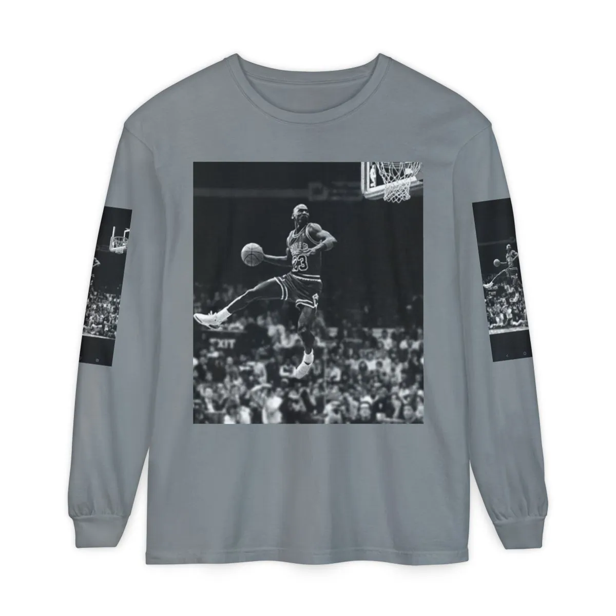 Basketball Icon Long Sleeve Tee — Vintage Dunk Photo