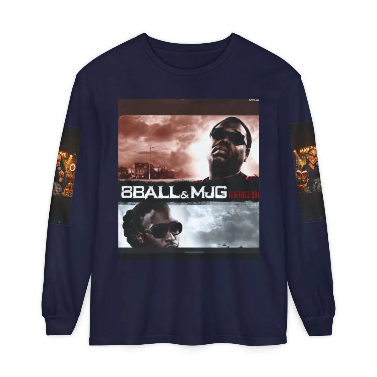 8Ball & MJG Album Art Long Sleeve Tee