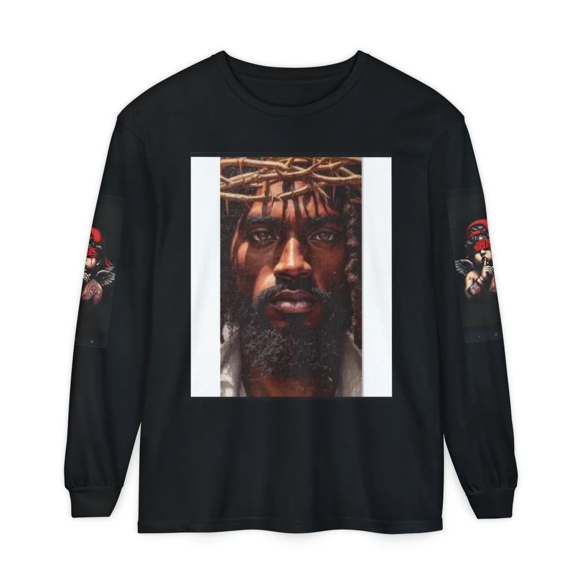 Crown of Thorns Portrait Long Sleeve Tee