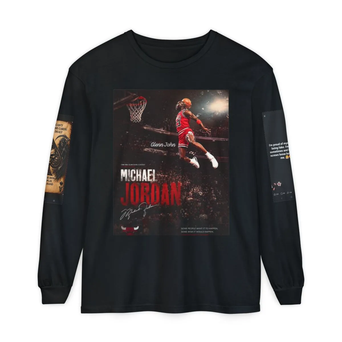 Michael Jordan Graphic Long Sleeve Tee