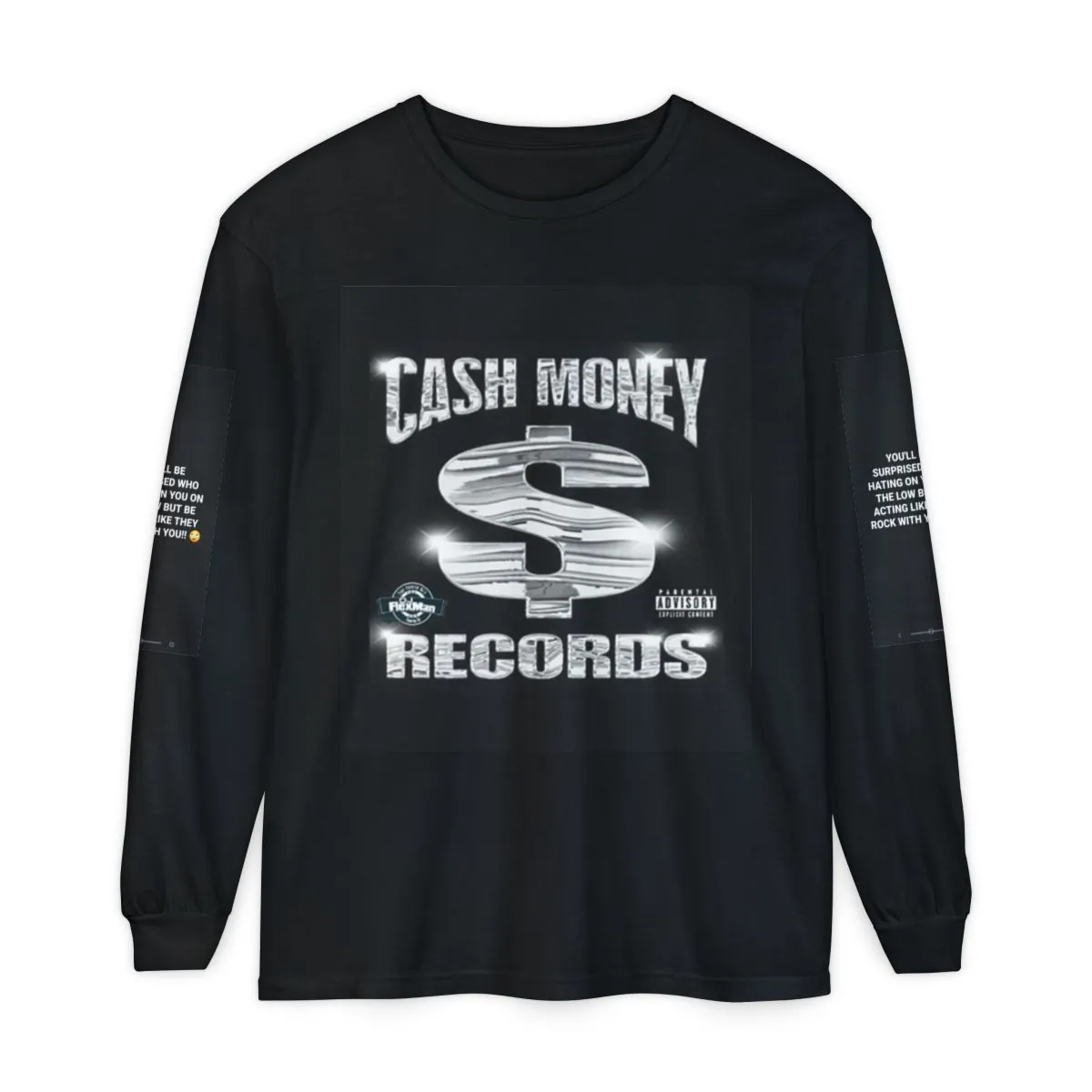 Cash Money Records Long Sleeve Tee — Vintage Logo Streetwear
