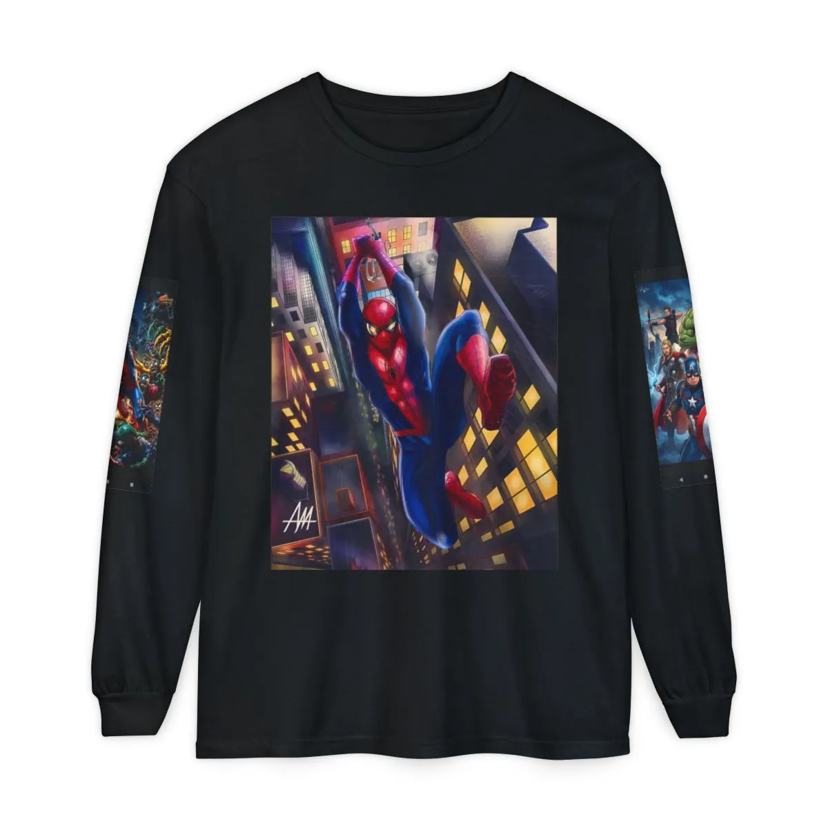 Spider-Man Comic Long Sleeve Tee