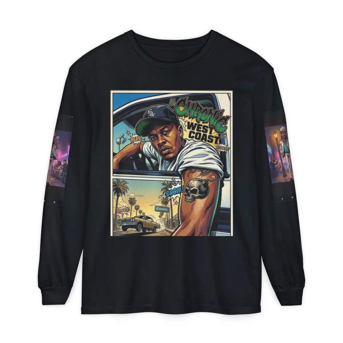 West Coast Rap Long Sleeve Tee