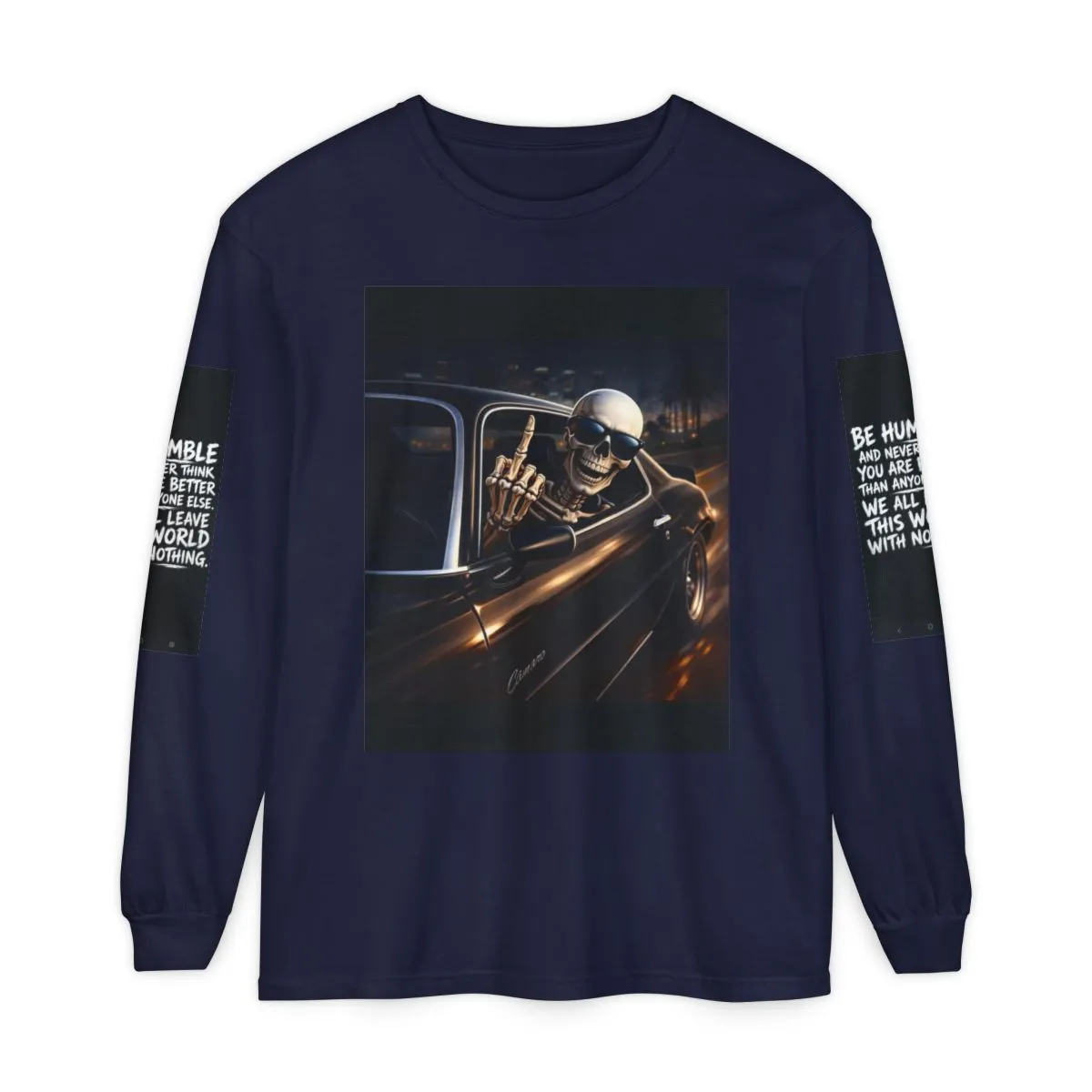 Unisex Garment-dyed Long Sleeve T-Shirt