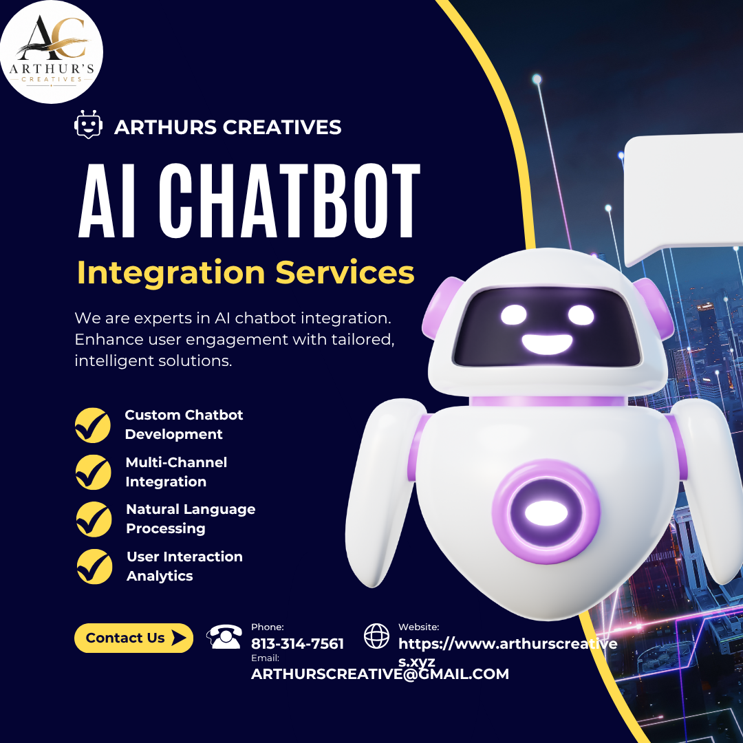 Arthur’s Creatives AI chatbot integration services graphic