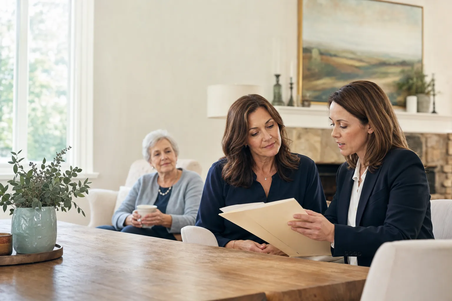 In-home long-term care insurance support