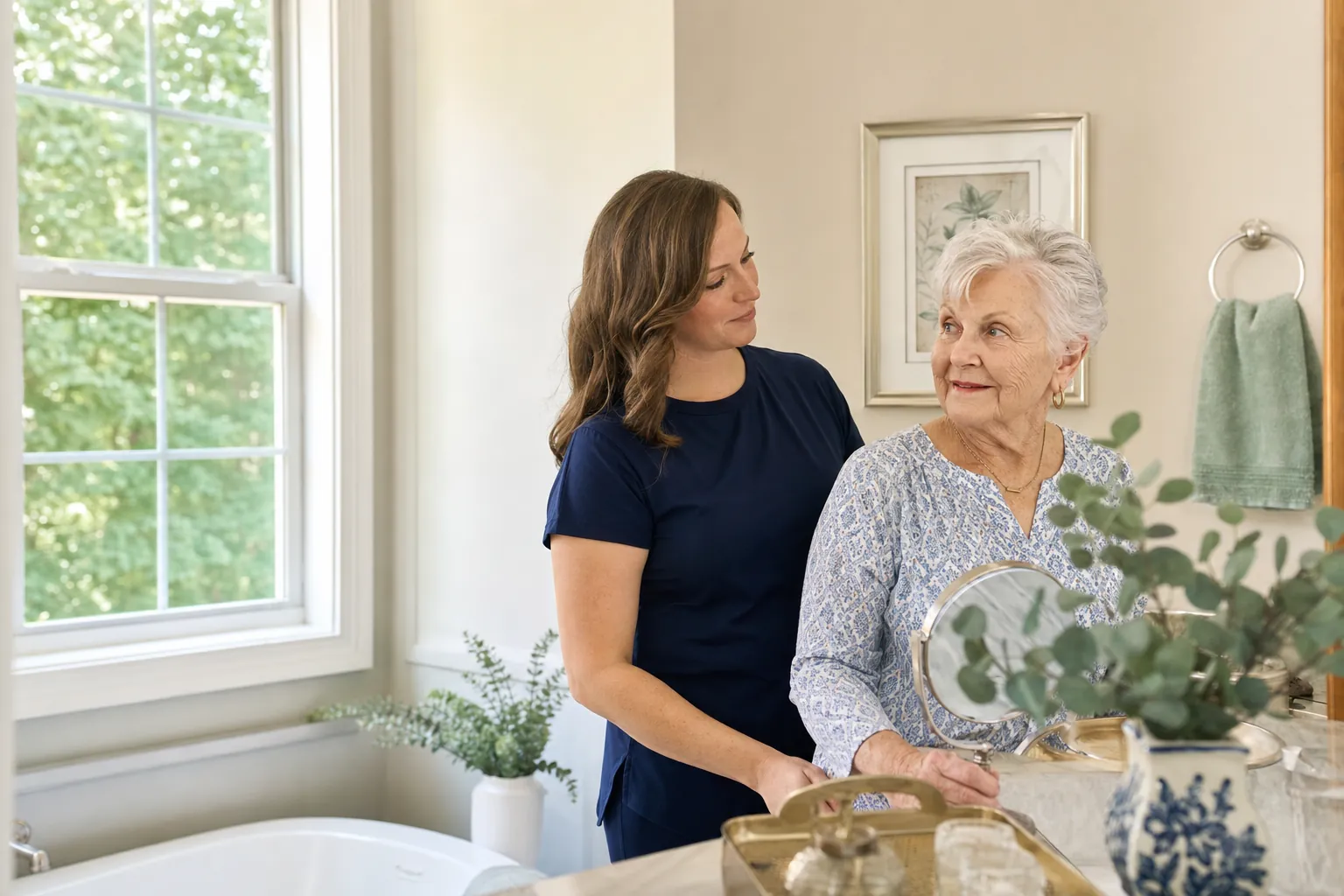 In-home aging in place support