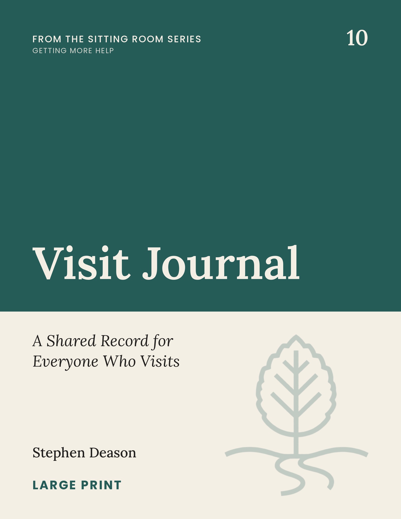 Cover of Visit Journal from The Sitting Room Series