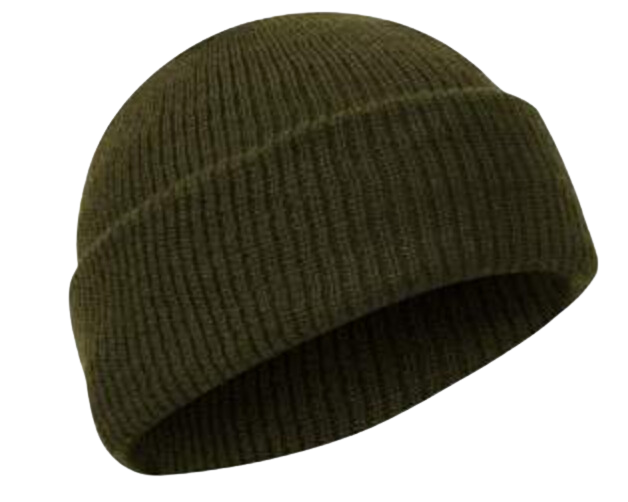 100% Wool Hat, Scarf & Glove Set (Olive Green) view 3