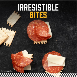 COLUMBUS Charcuterie Snack Tray with Uncured Pepperoni, Mozzarella Cheese, and Rosemary Crackers, 3.14 oz, Ready to Eat view 2