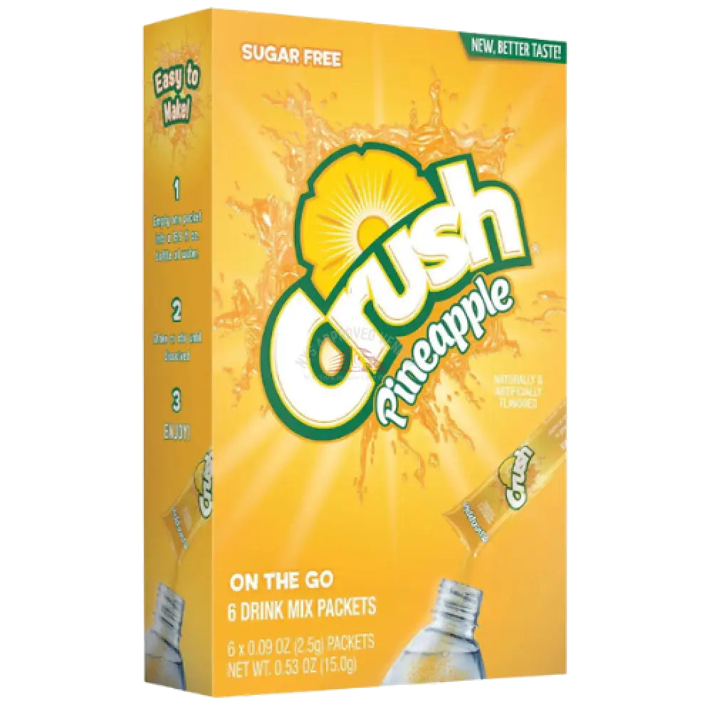 Crush Powder Drink Mix Pineapple 6ct, Juice