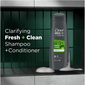 Dove Men+Care Fresh Clean 2-in-1 Shampoo and Conditioner