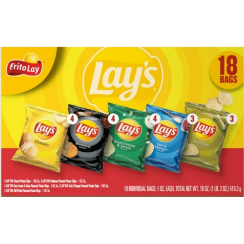 Frito-Lay Snacks Mix Variety Pack 18 oz, 18ct view 2
