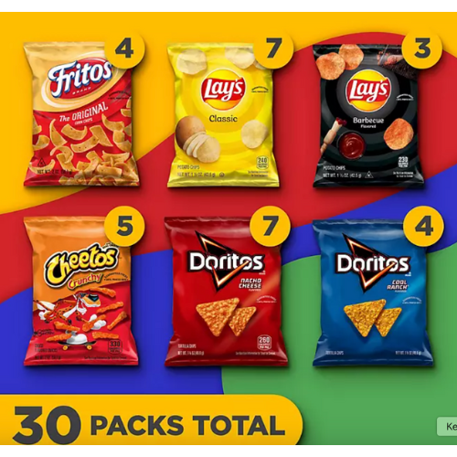 Frito-Lay Variety Pack Chips, 30pk view 2