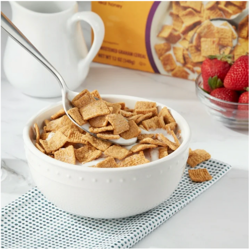 G V Honey Graham Crunch Cereal, 12oz view 2