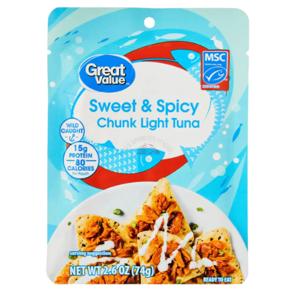 G-V Premium Sweet & Spicy Light Tuna 2.6oz Fish