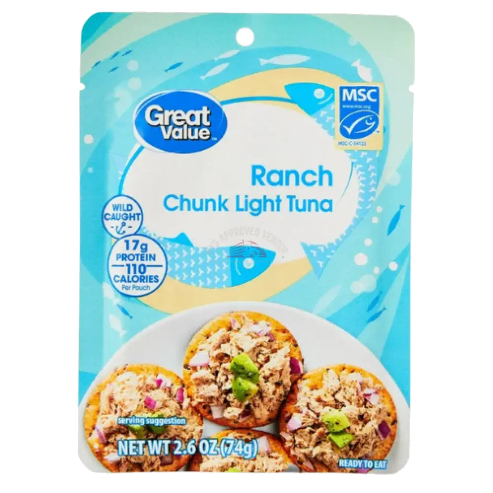 G-V Ranch Chunk Light Tuna 2.6 oz Fish