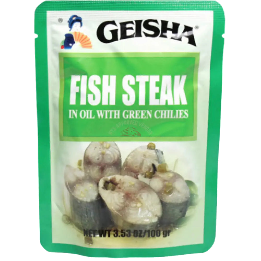 Geisha Fish Steak with Green Chilies 3.53oz Fish