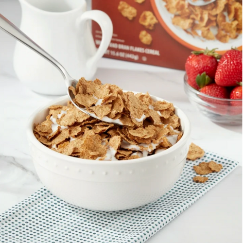 Great Value Bran Flakes Breakfast Cereal, 15.6oz view 2