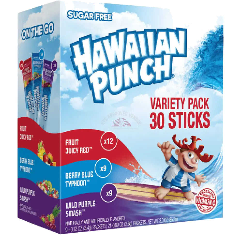 Hawaiian Punch Powder Drink Mix Variety Pack 30ct Juice