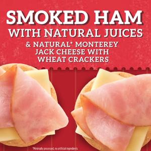 Hillshire Farm Protein Snack Pack, Smoked Ham, Monterey Jack Cheese, Wheat Crackers, 2.76 oz, (Refrigerated) view 2