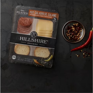 Hillshire Snacking Protein Small Plates, Hot Calabrese Salami, Gouda Cheese & Toasted Rounds Snack Pack, 2.76 oz (Refrigerated) view 2