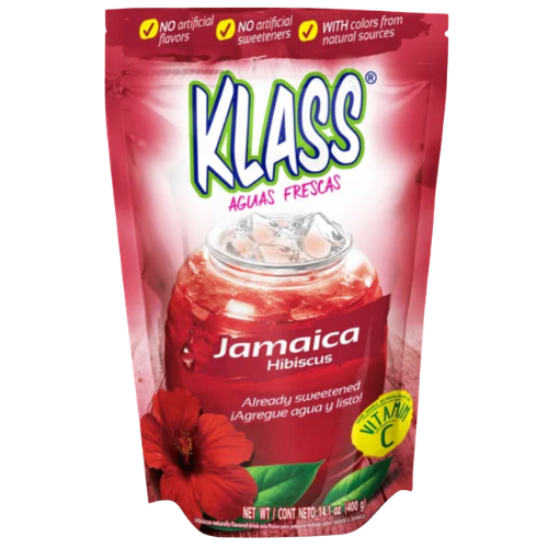 Klass Aguas Frescas Hibiscus, Drink Mix, 14.1oz