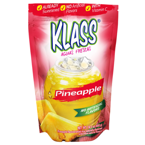 Klass Aguas Frescas Pineapple, Drink Mix, 14.1oz