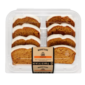 Marketside Iced Pumpkin Sliced Cake, 14.1 oz, 8 ct