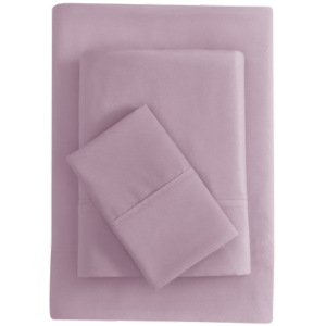 Microfiber Bed Sheet Set, 3pc Twin-Light Purple view 2