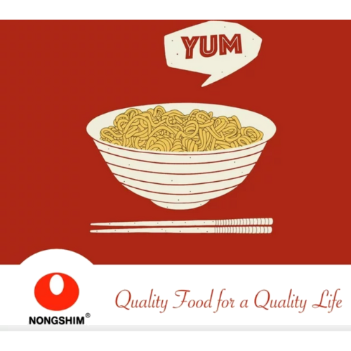Nongshim Shin Ramyun Spicy Beef Ramen Noodle Soup Big Bowl, 4.02oz, 1ct view 2
